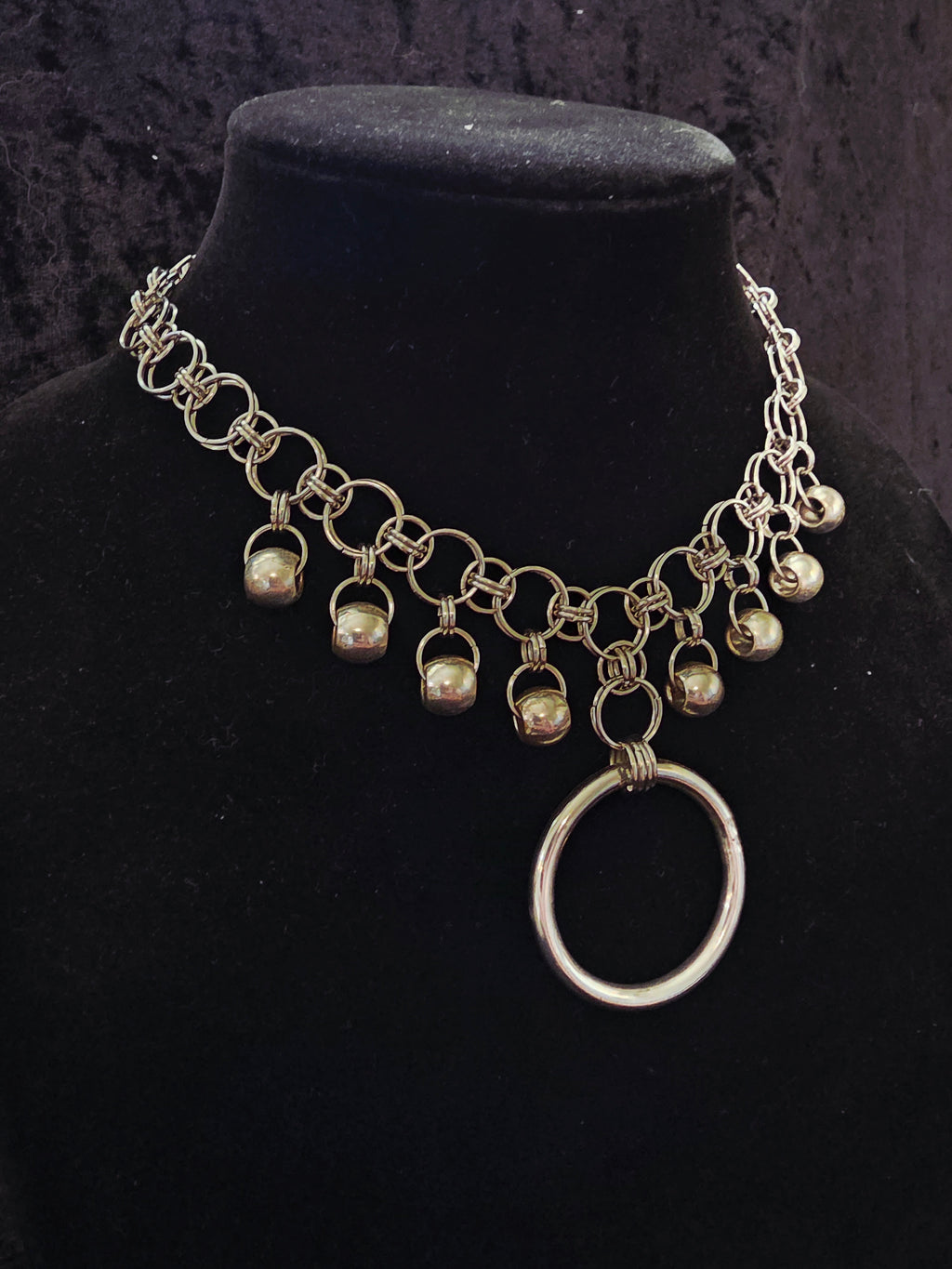Captive Bead Chainmail Collar/Choker