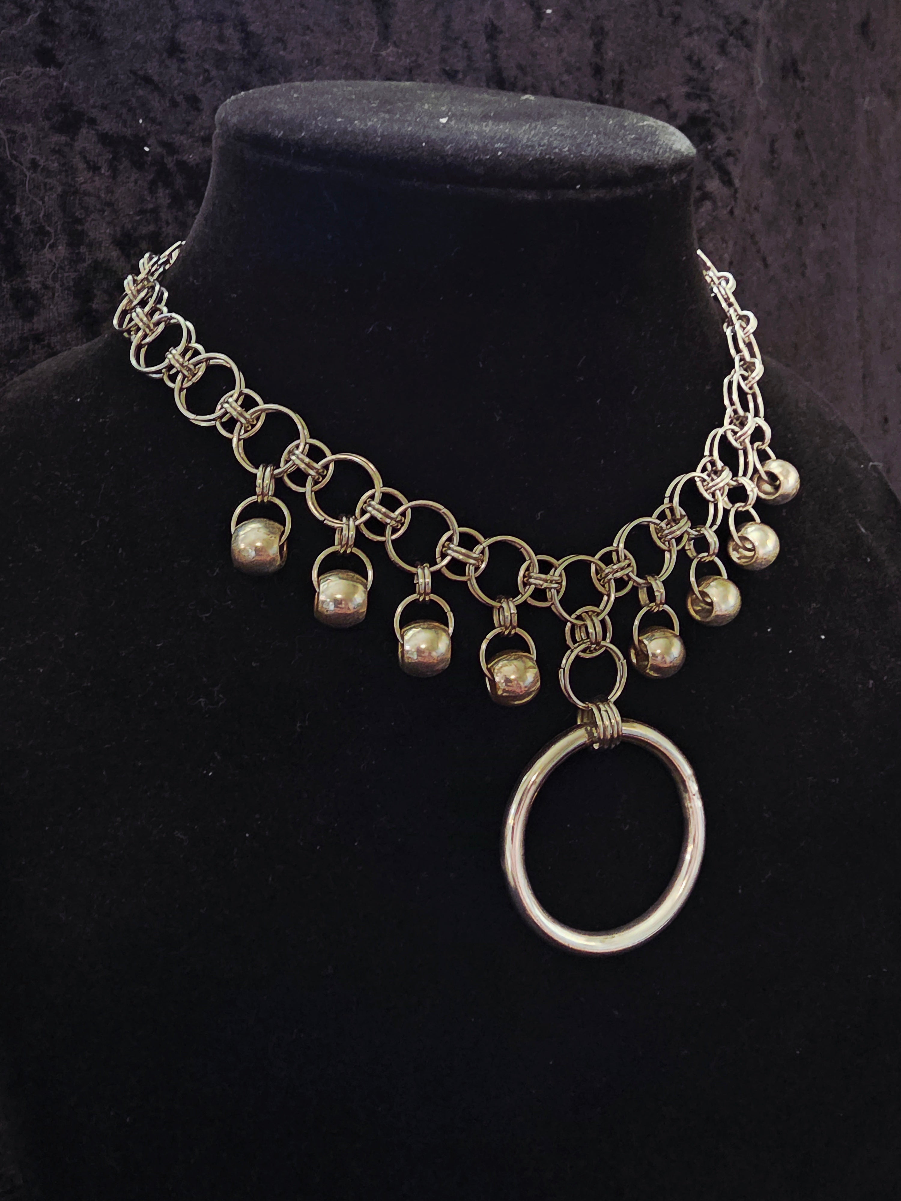 Captive Bead Chainmail Collar/Choker