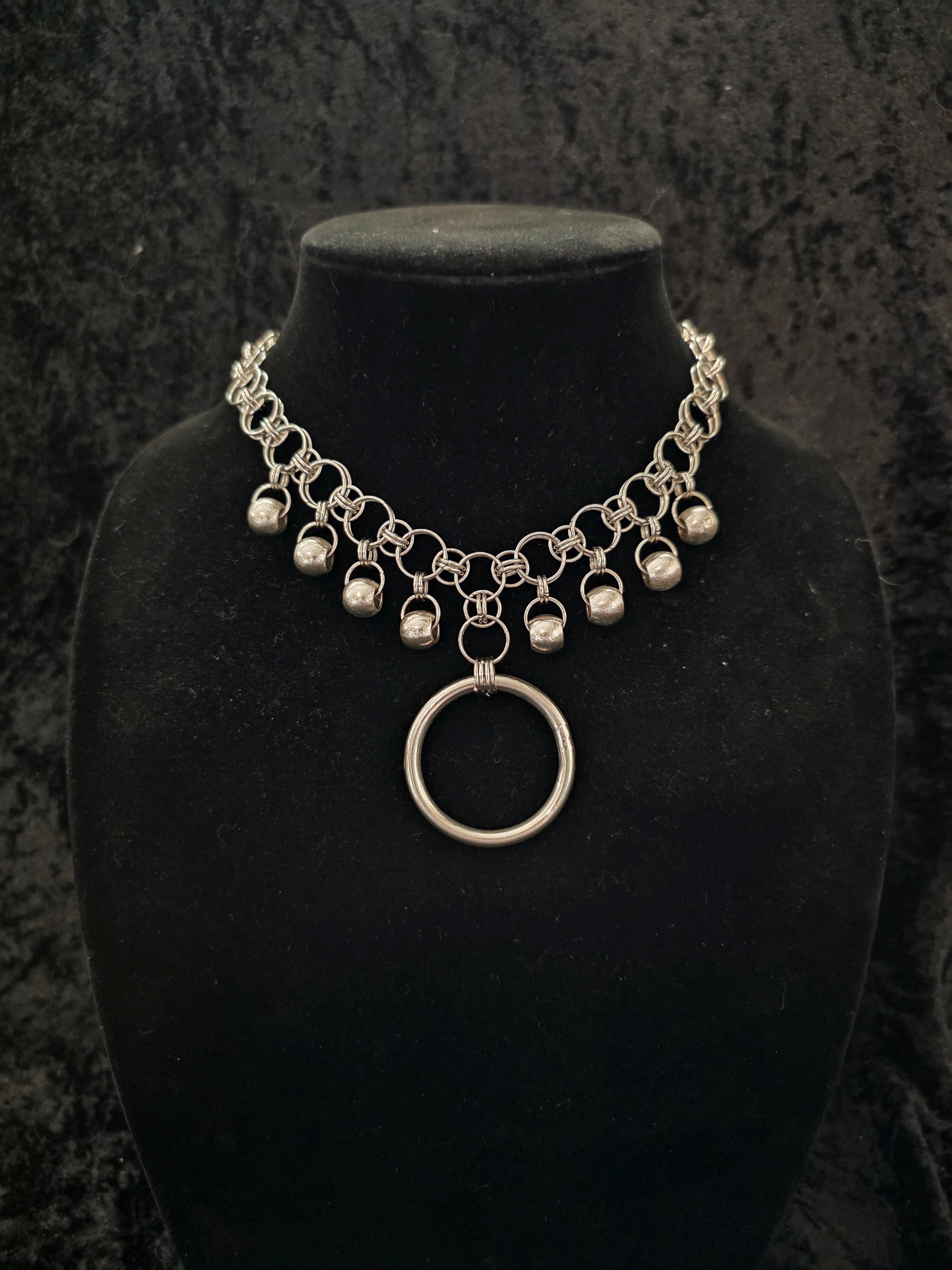 Captive Bead Chainmail Collar/Choker