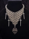 Cathedral Draped Chainmail Necklace