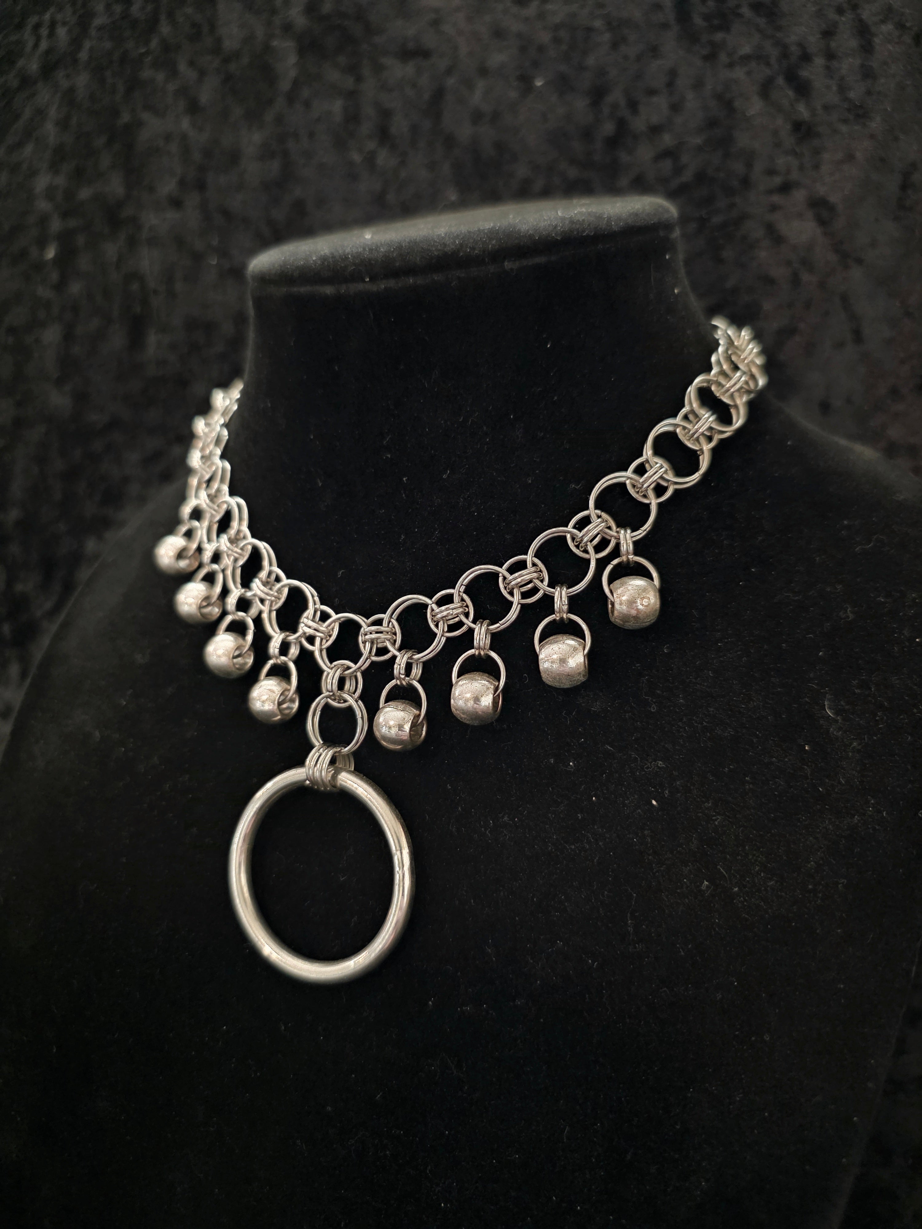 Captive Bead Chainmail Collar/Choker